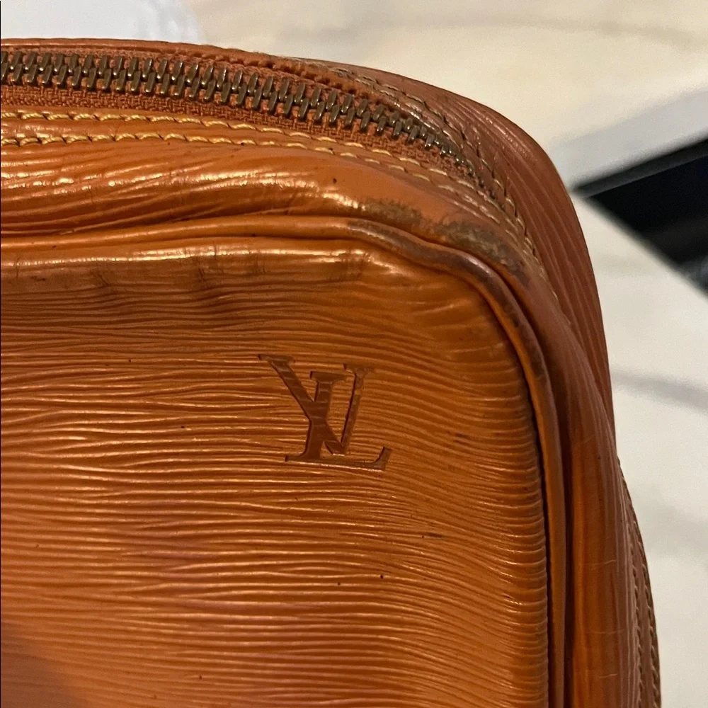 Louis Vuitton Brown Epi Document/Laptop Bag